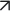 Black arrow pointing diagonally up and to the right.